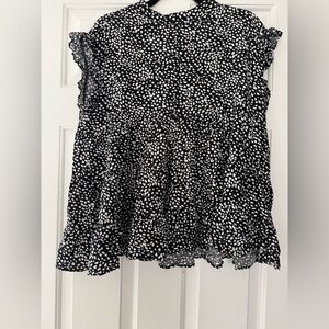 Black and White Women's Top